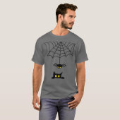 Zwarte Spooky T-shirt (Voorkant volledig)