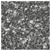 Zwarte sprankelende glitter stof (Close Up)
