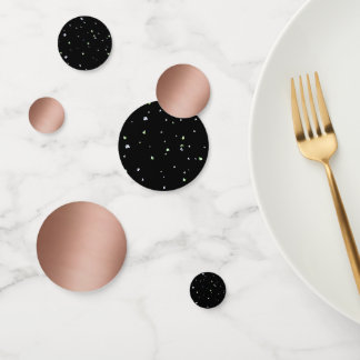 Zwarte sprankeling confetti