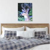 Zwarte-staartster | Nationaal Olympisch Park Canvas Afdruk (Insitu (Slaapkamer))