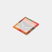 Zwarte Staartvlinder op Gerberia-margriet Post-it® Notes (Schuin)