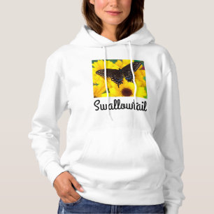 Zwarte Staartvlinder vlinder Hoodie