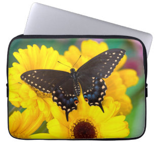 Zwarte Staartvlinder vlinder Laptop Sleeve