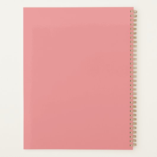 Zwarte Stalhengst Planner (Achterkant)