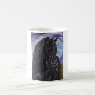 ZWARTE STALLION HORSE Mok