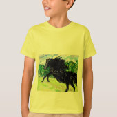 Zwarte Stallion van T-Shirt Boy (Voorkant)