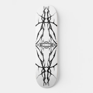 Zwarte Stam Herten Schedel Jacht Ontwerp Persoonlijk Skateboard