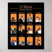 Zwarte stapelfilms poster (Voorkant)