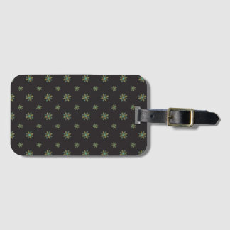 Zwarte Star Designer Bagage Label