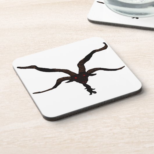 Zwarte Star-vulkanische Onderzetters (Linkerzijde)