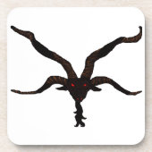 Zwarte Star-vulkanische Onderzetters (Voorkant)