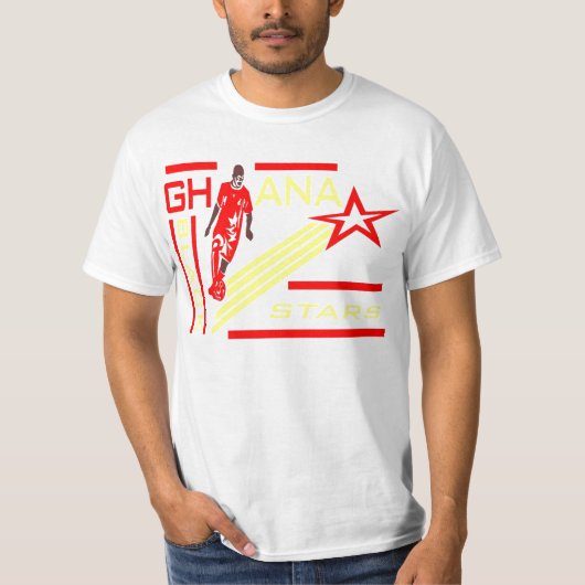 ZWARTE STARS T-SHIRT (Voorkant)