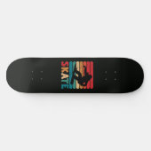 Zwarte Statement Persoonlijk Skateboard (Horizontaal)