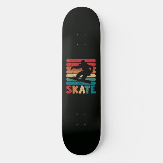 Zwarte Statement Persoonlijk Skateboard (Voorkant)