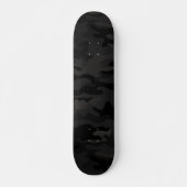 Zwarte Stealth Camo Skateboard (Voorkant)