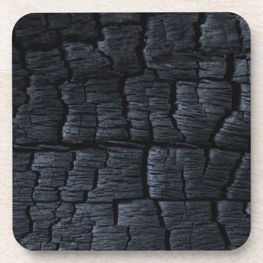 Zwarte steenkool onderzetter (Voorkant)