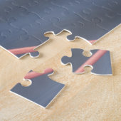 Zwarte stelt Puzzel met eigen naam (Zijkant)