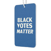 Zwarte stemmen, blauwe witte luchtverfrisser (Links)