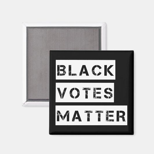 Zwarte stemmen Stencil Aangepaste kleuren Magneet (Voorkant / Achterkant)