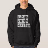 Zwarte stempels Matter Stencil Aangepaste kleur Hoodie (Voorkant)