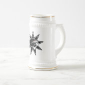 zwarte ster bierpul (Voorkant rechts)