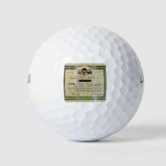 ZWARTE STER GOLFBALLEN