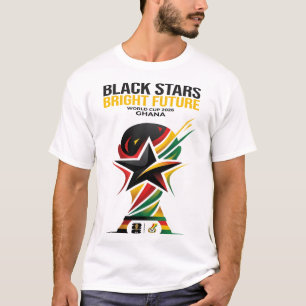 Zwarte sterren helder toekomst t-shirt