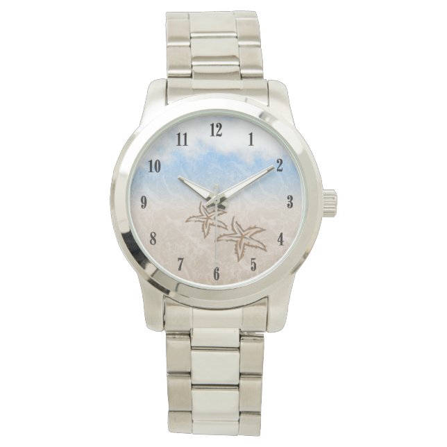 Zwarte sterren horloge (Voorkant)