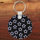 Zwarte Sterren Keychain (Voorkant)