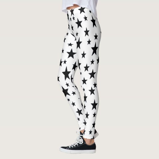 Zwarte sterren leggings (Links)
