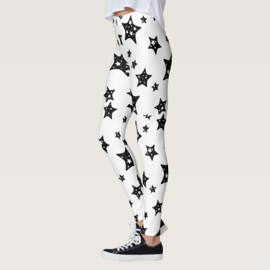 Zwarte sterren Leggings (Links)