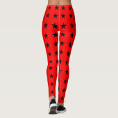 Zwarte Sterren & om het even welke Leggings van de (Achterkant)