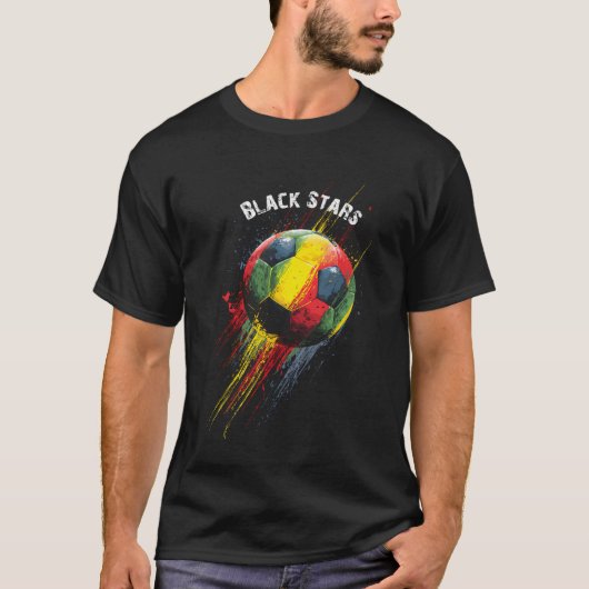 Zwarte sterren t-shirt (Voorkant)
