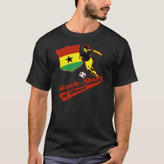 Zwarte sterren van Ghana T-shirt (Voorkant)