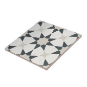 zwarte sterrentegels tegeltje (Zijkant)