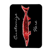 zwarte steur magneet (Verticaal)