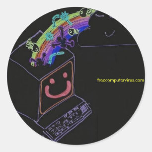 zwarte sticker