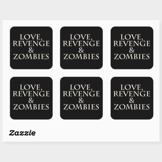 Zwarte Stickers (Vel)