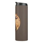 Zwarte stier op goud, schattige stier 2021, jaar v thermosbeker (Geroteerd rechts)