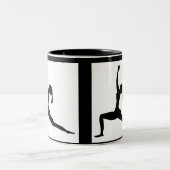 Zwarte stijl: Klassieke Mok/Koffiebeker Tweekleurige Koffiemok (Center)