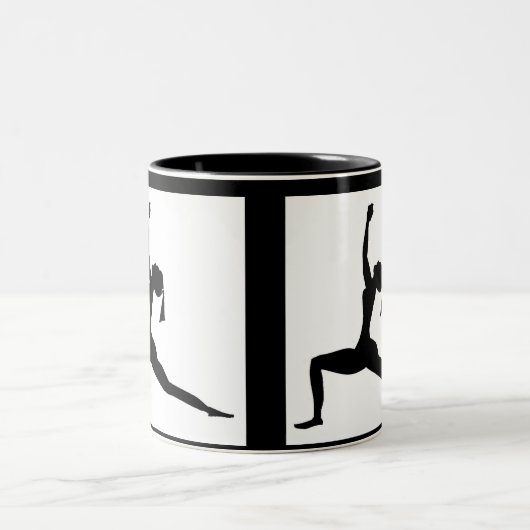 Zwarte stijl: Klassieke Mok/Koffiebeker Tweekleurige Koffiemok (Center)