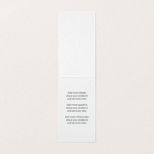 Zwarte stijlvolle subtiele golvende | Houten kappe Visitekaartje (Binnenkant ongevouwen)