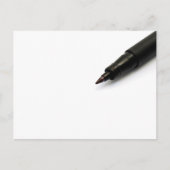 Zwarte stip briefkaart (Voorkant)