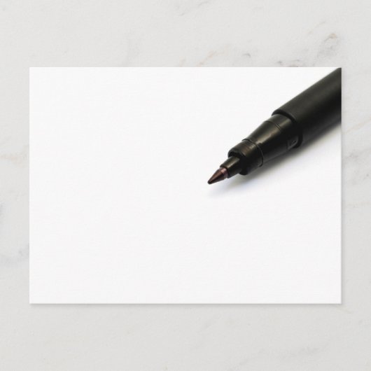 Zwarte stip briefkaart (Voorkant)