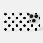 Zwarte Stip iPhone 15 Pro Hoesje (Achterkant horizontaal)