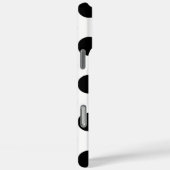 Zwarte Stippen Case-Mate iPhone Case (Achterkant / Rechts)