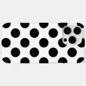 Zwarte Stippen Case-Mate iPhone Case (Achterkant (horizontaal))