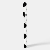 Zwarte Stippen Case-Mate iPhone Case (Achterkant / Links)