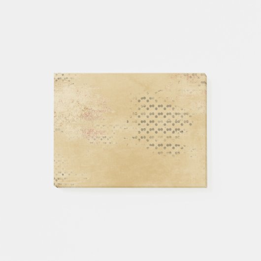 Zwarte Stippen die kraft Paper collage achtergrond Post-it® Notes (Voorkant)