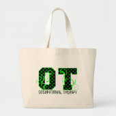 zwarte stippen grote tote bag (Voorkant)